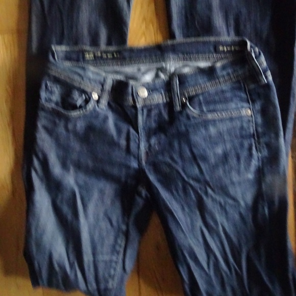 CITIZENS OF HUMANITY JEANS LOW WAIST FLARE 28X32 - Picture 2 of 4